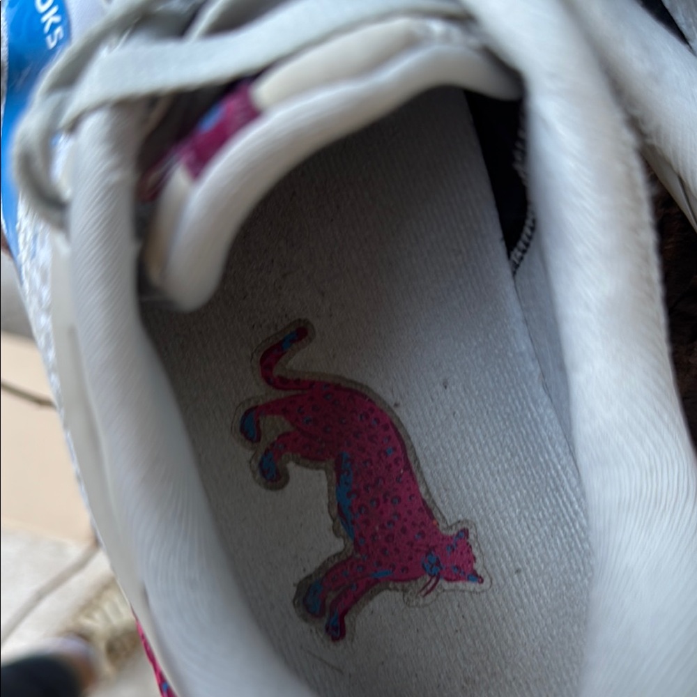 Brooks Women's Running Shoes - White, Blue, Pink - Picture 9 of 16